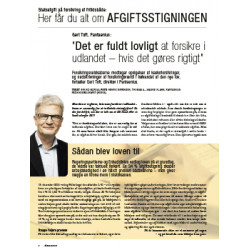 Statsafgift på forsikring af fritidsbåde